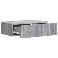 vidaXL Wall-Mounted Side Table Grey Sonoma 59 x 34.5 x 17 cm 4