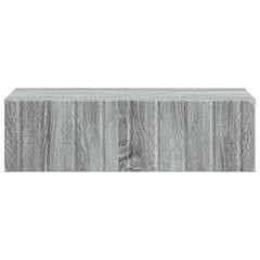 vidaXL Wall-Mounted Side Table Grey Sonoma 59 x 34.5 x 17 cm 5