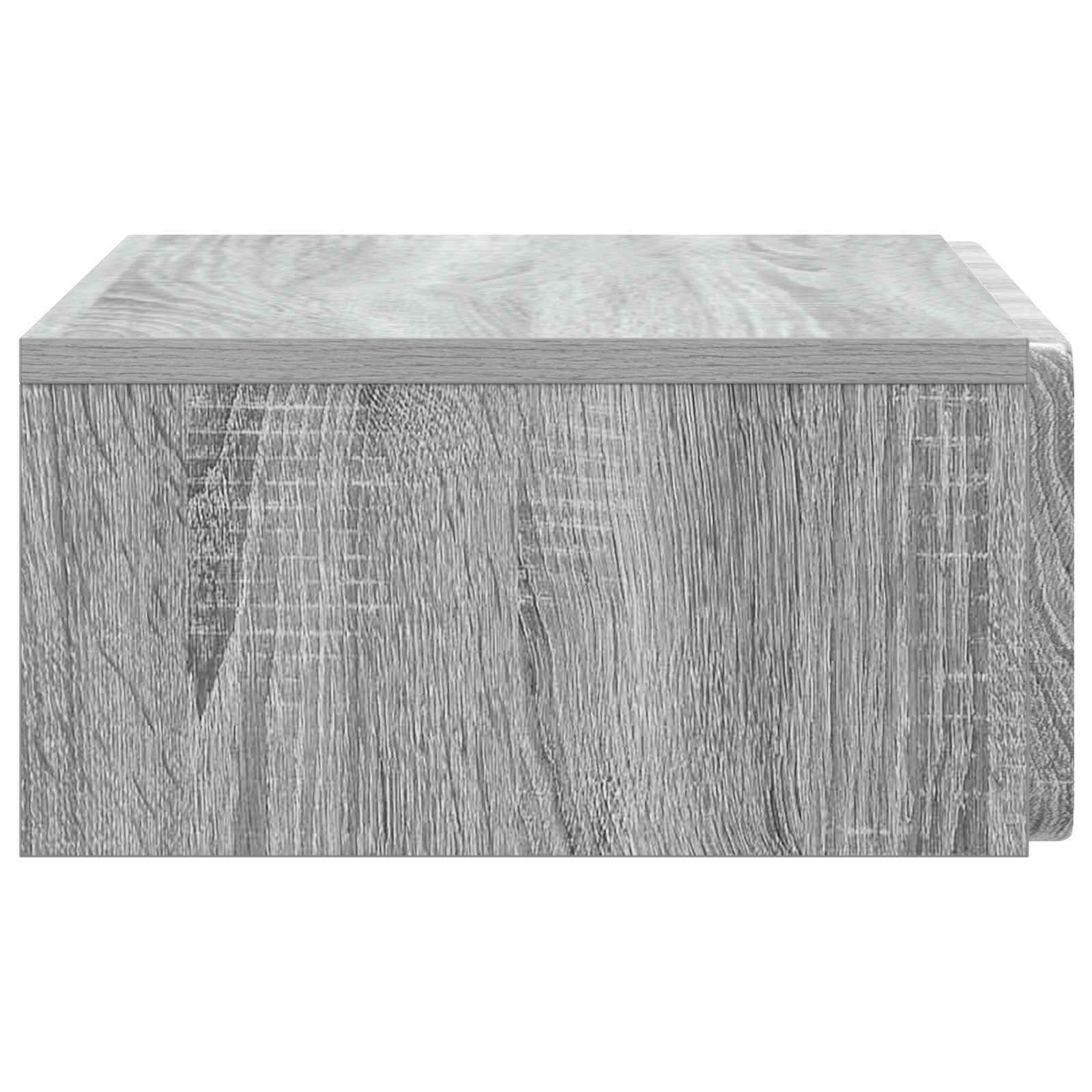 vidaXL Wall-Mounted Side Table Grey Sonoma 59 x 34.5 x 17 cm 6