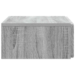 vidaXL Wall-Mounted Side Table Grey Sonoma 59 x 34.5 x 17 cm 6
