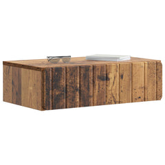 vidaXL Wall-Mounted Side Table Wall-mounted Old Wood 59 x 34.5 x 17 cm 3