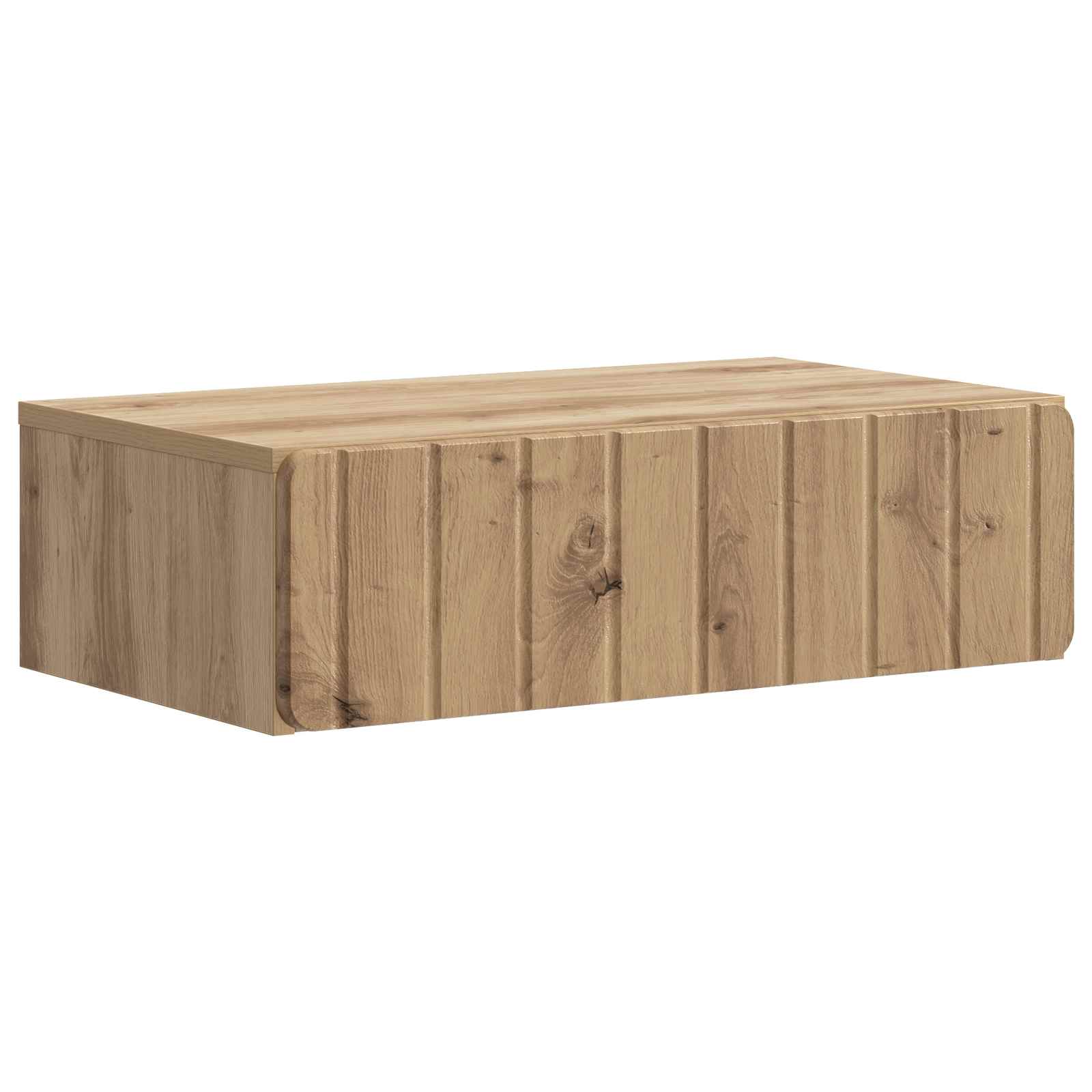 vidaXL Wall-Mounted Side Table 59 x 34.5 x 17 cm Engineered Wood 2