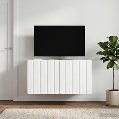 vidaXL Wall-Mounted TV Cabinet 59.5 x 41 x 30 cm High Gloss White 4