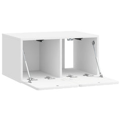 vidaXL Wall-Mounted TV Cabinet 59.5 x 41 x 30 cm High Gloss White 5
