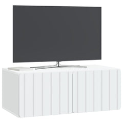 vidaXL Wall-Mounted TV Cabinet 78.5 x 41 x 30 cm White Engineered Wood 3