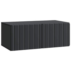 vidaXL Wall-Mounted TV Cabinet 78.5 x 41 x 30 cm Black Engineered Wood 2
