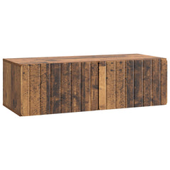 vidaXL Wall-Mounted TV Cabinet 98 x 41 x 30 cm Old Wood 2