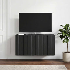 Wall-Mounted TV Cabinet 59.5 x 31 x 30 cm Black