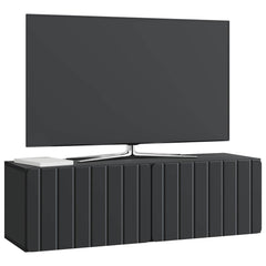 Wall-Mounted TV Cabinet 98 x 31 x 30 cm Depth 31 cm Width 98 cm Black