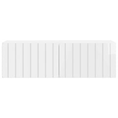 vidaXL Wall-Mounted TV Cabinet 98 x 31 x 30 cm High Gloss White 6