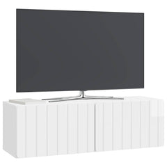 vidaXL Wall-Mounted TV Cabinet 98 x 31 x 30 cm High Gloss White 3