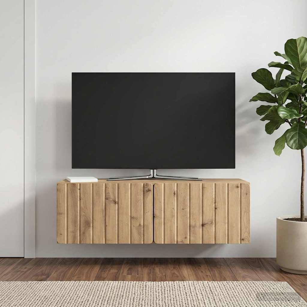 vidaXL Wall-Mounted TV Cabinet 98 x 31 x 30 cm Depth 31 cm Width 98 cm