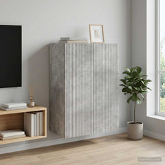 vidaXL Wall-Mounted Cabinet 66 x 34.5 x 90 cm Engineered Wood 1