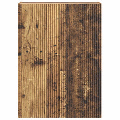vidaXL Wall-Mounted Cabinet 66 x 34.5 x 90 cm Engineered Wood Old Wood 4