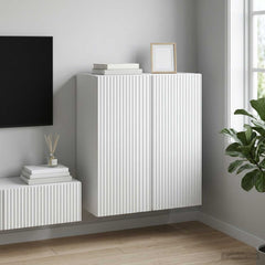 vidaXL Wall-Mounted Cabinet 59 x 31 x 60 cm Engineered Wood White 1