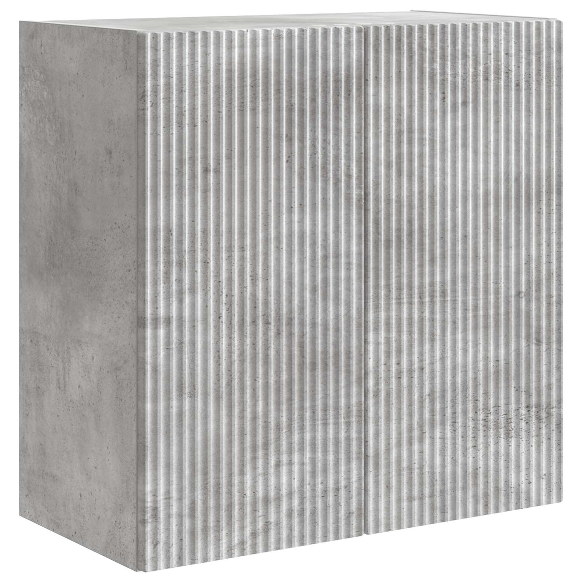 Wall-Mounted Cabinet 59 x 31 x 60 cm Engineered Wood Depth 31 cm Concrete grey