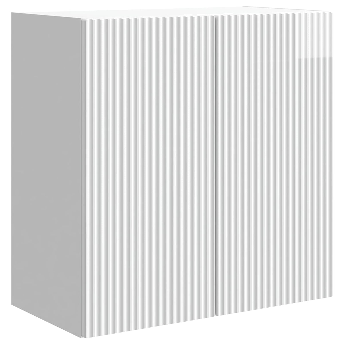 Wall-Mounted Cabinet 59 x 31 x 60 cm Engineered Wood Depth 31 cm High gloss white