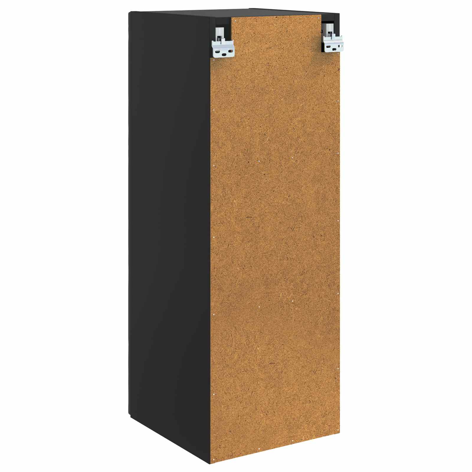 vidaXL Wall-Mounted Cabinet 33 x 34.5 x 90 cm Engineered Wood Black 6