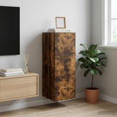 vidaXL Wall-Mounted Cabinet Engineered Wood Depth 34.5 cm