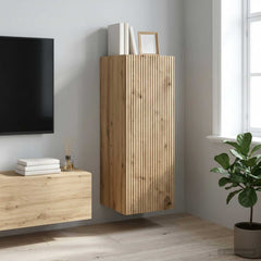 vidaXL Wall-Mounted Cabinet Engineered Wood Depth 34.5 cm