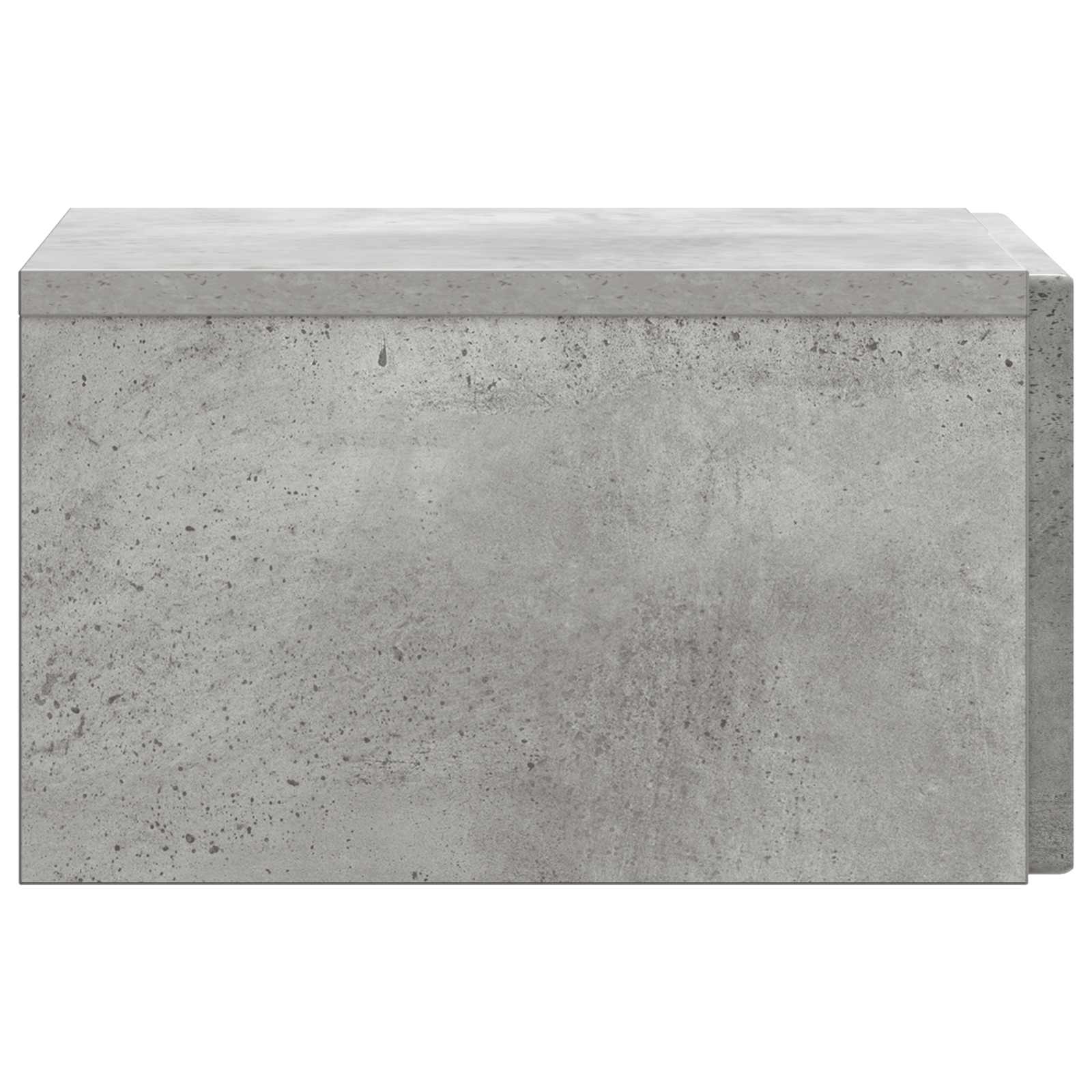 vidaXL Wall-Mounted Bedside Cabinet Concrete Grey 33 x 34.5 x 20 cm 6