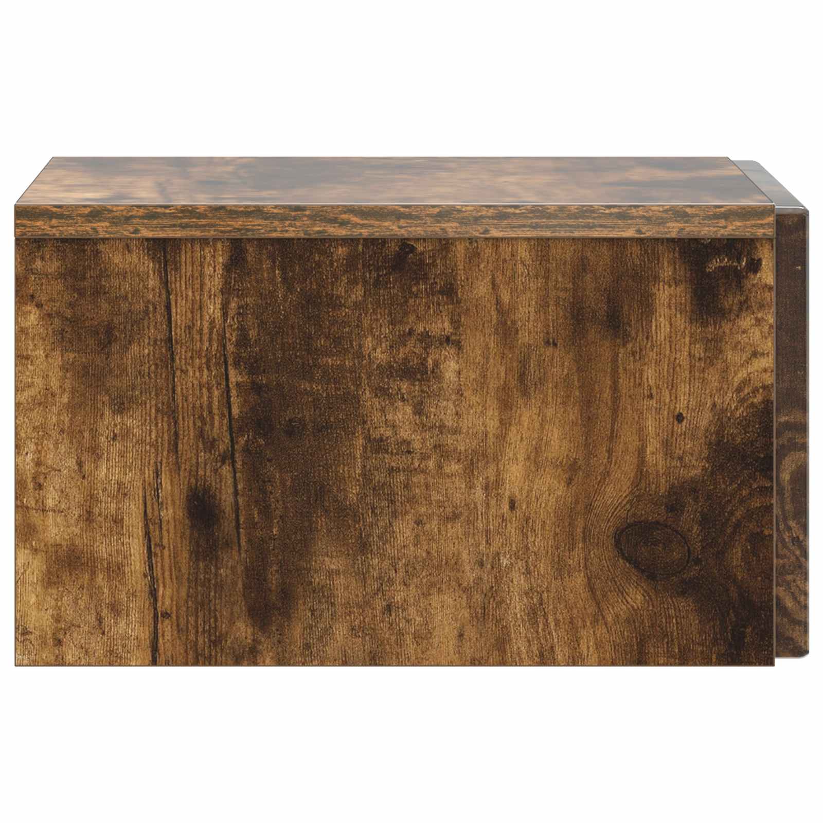 vidaXL Wall-Mounted Bedside Cabinet Smoked Oak 33 x 34.5 x 20 cm 6