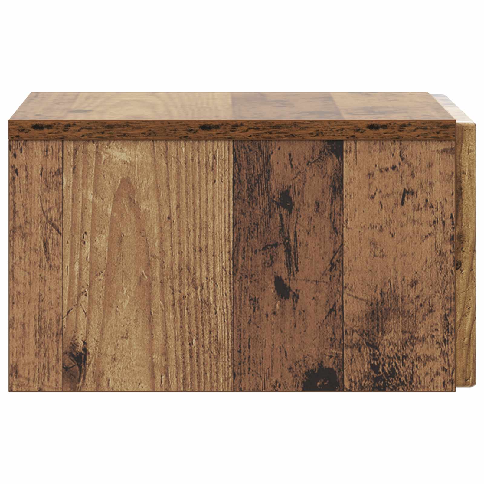 vidaXL Wall-Mounted Bedside Cabinet Old Wood 33 x 34.5 x 20 cm 6