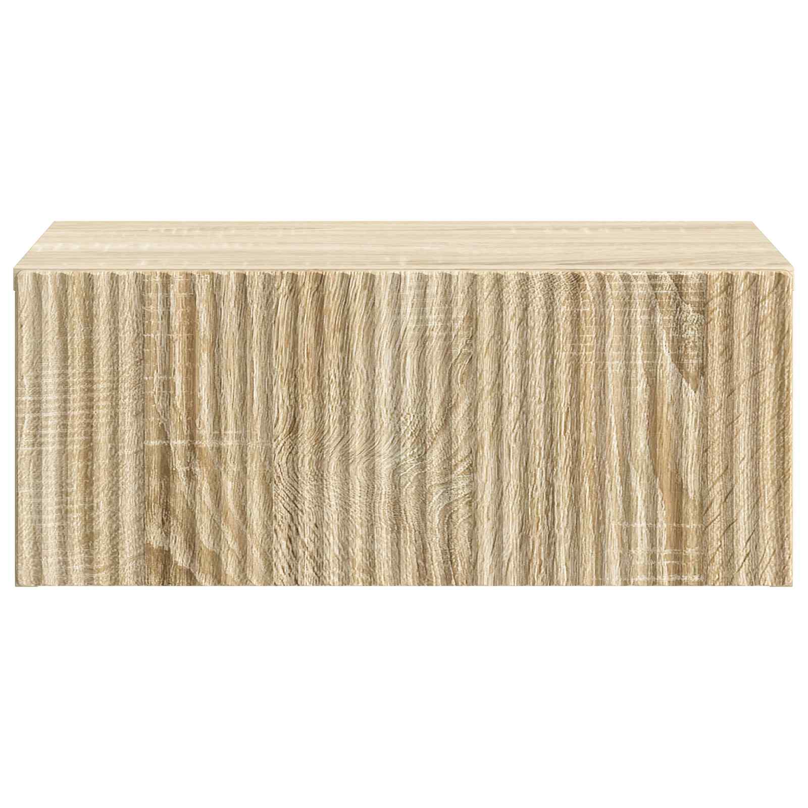 vidaXL Wall-Mounted Bedside Cabinet Sonoma Oak 49 x 34.5 x 20 cm 5