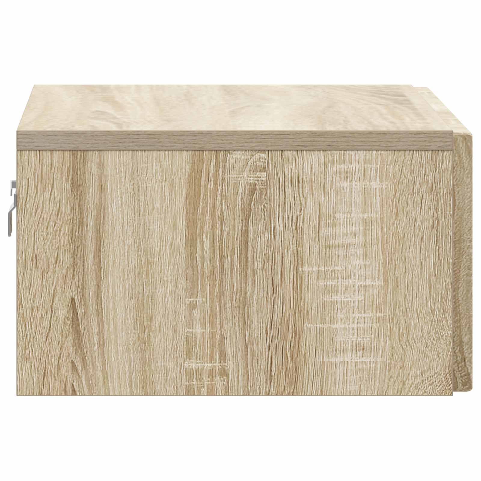 vidaXL Wall-Mounted Bedside Cabinet Sonoma Oak 49 x 34.5 x 20 cm 6