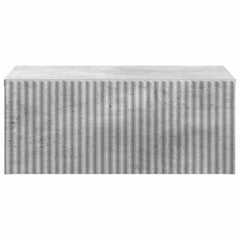 vidaXL Wall-Mounted Bedside Cabinet Concrete Grey 49 x 34.5 x 20 cm 5