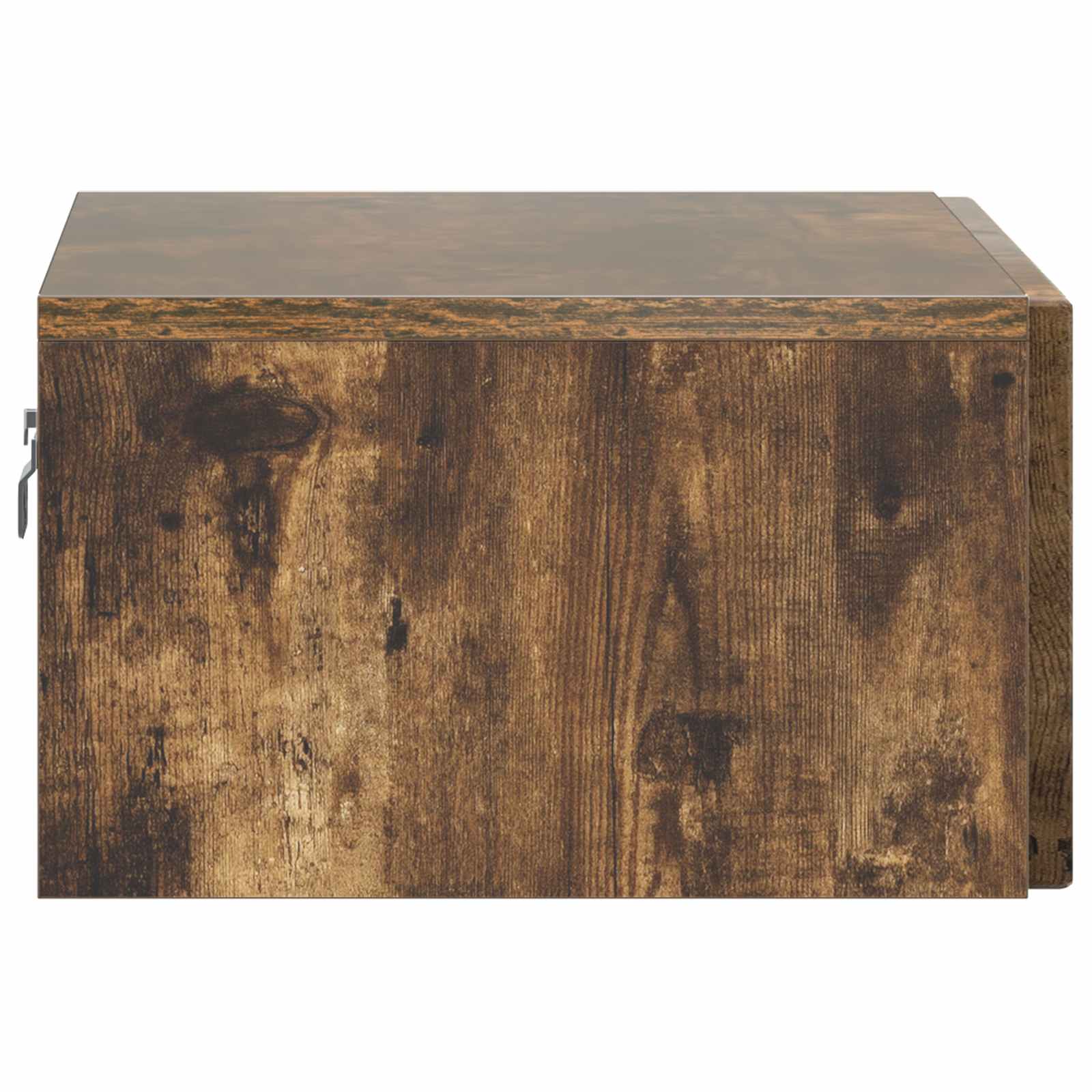 vidaXL Wall-Mounted Bedside Cabinet Smoked Oak 49 x 34.5 x 20 cm 6