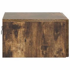 vidaXL Wall-Mounted Bedside Cabinet Smoked Oak 49 x 34.5 x 20 cm 6