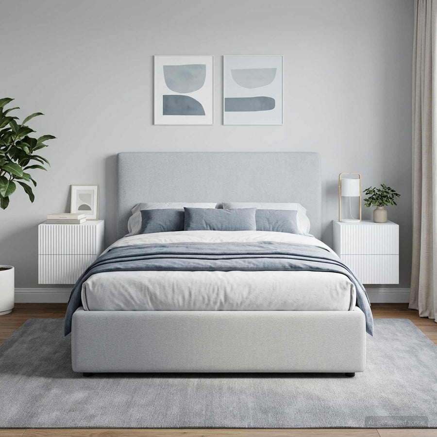 vidaXL Wall-Mounted Bedside Cabinet 2 pcs White 33 x 34.5 x 40 cm 1