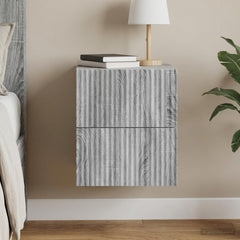 vidaXL Wall-Mounted Bedside Cabinet 33 x 34.5 x 40 cm