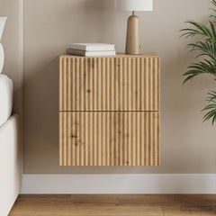 vidaXL Wall-Mounted Bedside Cabinet 33 x 34.5 x 40 cm