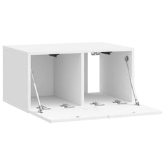 vidaXL Wall-Mounted TV Cabinet 59.5 x 41 x 30 cm High Gloss White 5
