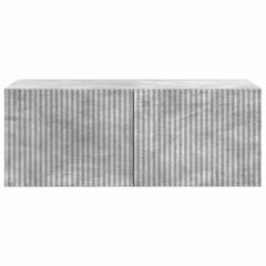 vidaXL Wall-Mounted TV Cabinet 78.5 x 41 x 30 cm Concrete Grey 6