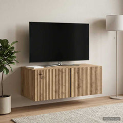 vidaXL Wall-Mounted TV Cabinet 78.5 x 41 x 30 cm Artisan Oak 4