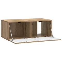 vidaXL Wall-Mounted TV Cabinet 78.5 x 41 x 30 cm Artisan Oak 5