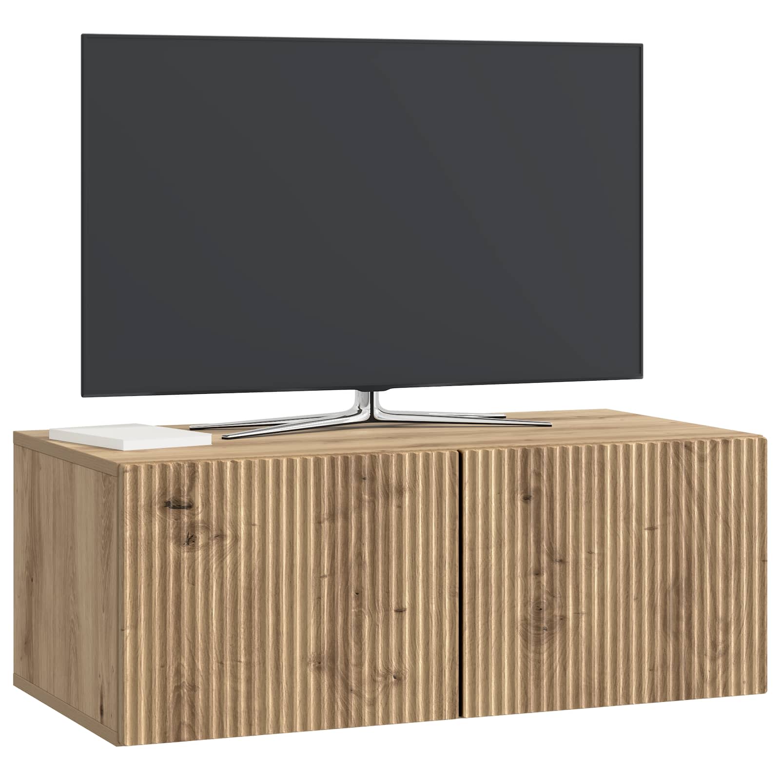 vidaXL Wall-Mounted TV Cabinet 78.5 x 41 x 30 cm Artisan Oak 3