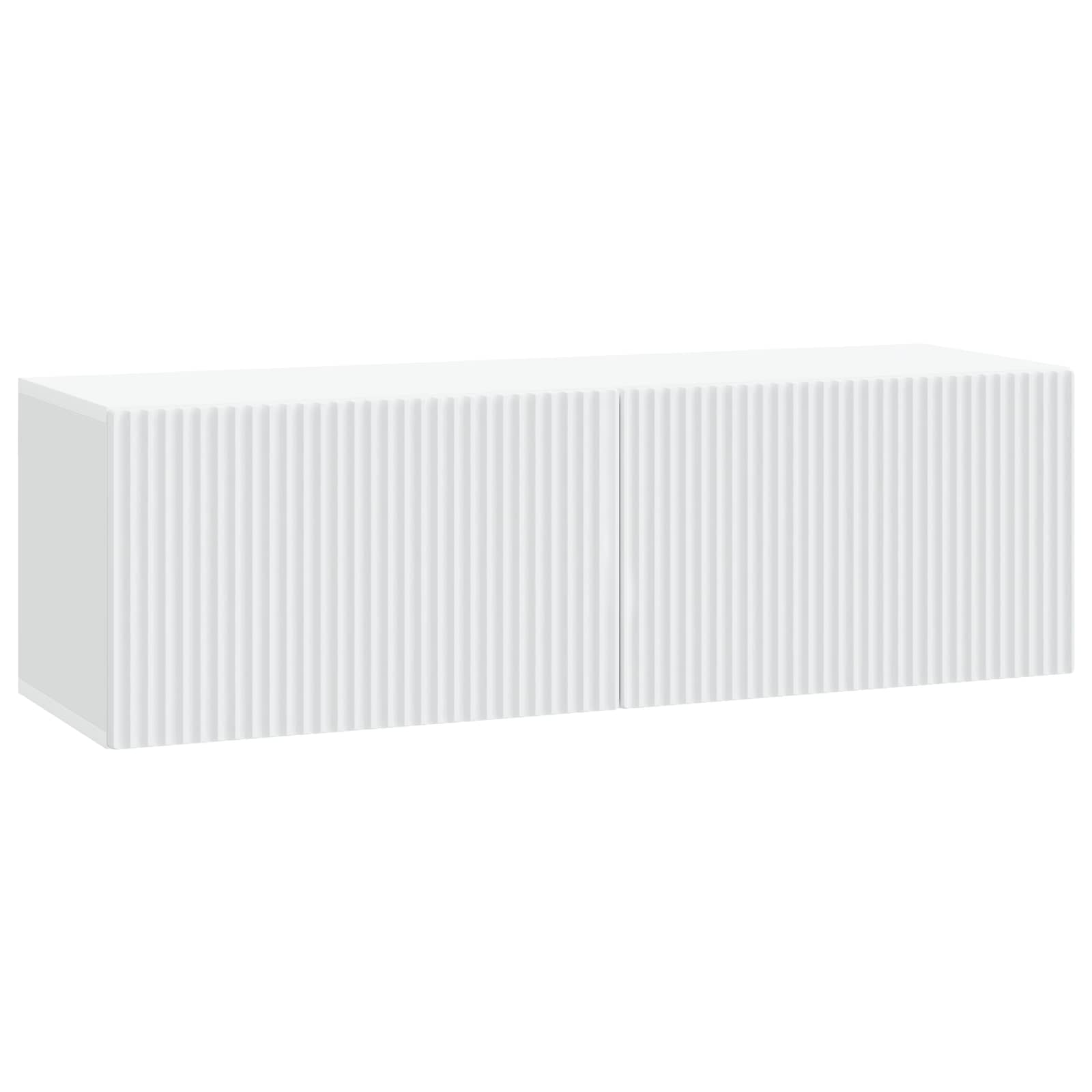 vidaXL Wall-Mounted TV Cabinet White 98 x 31 x 30 cm Engineered Wood 2