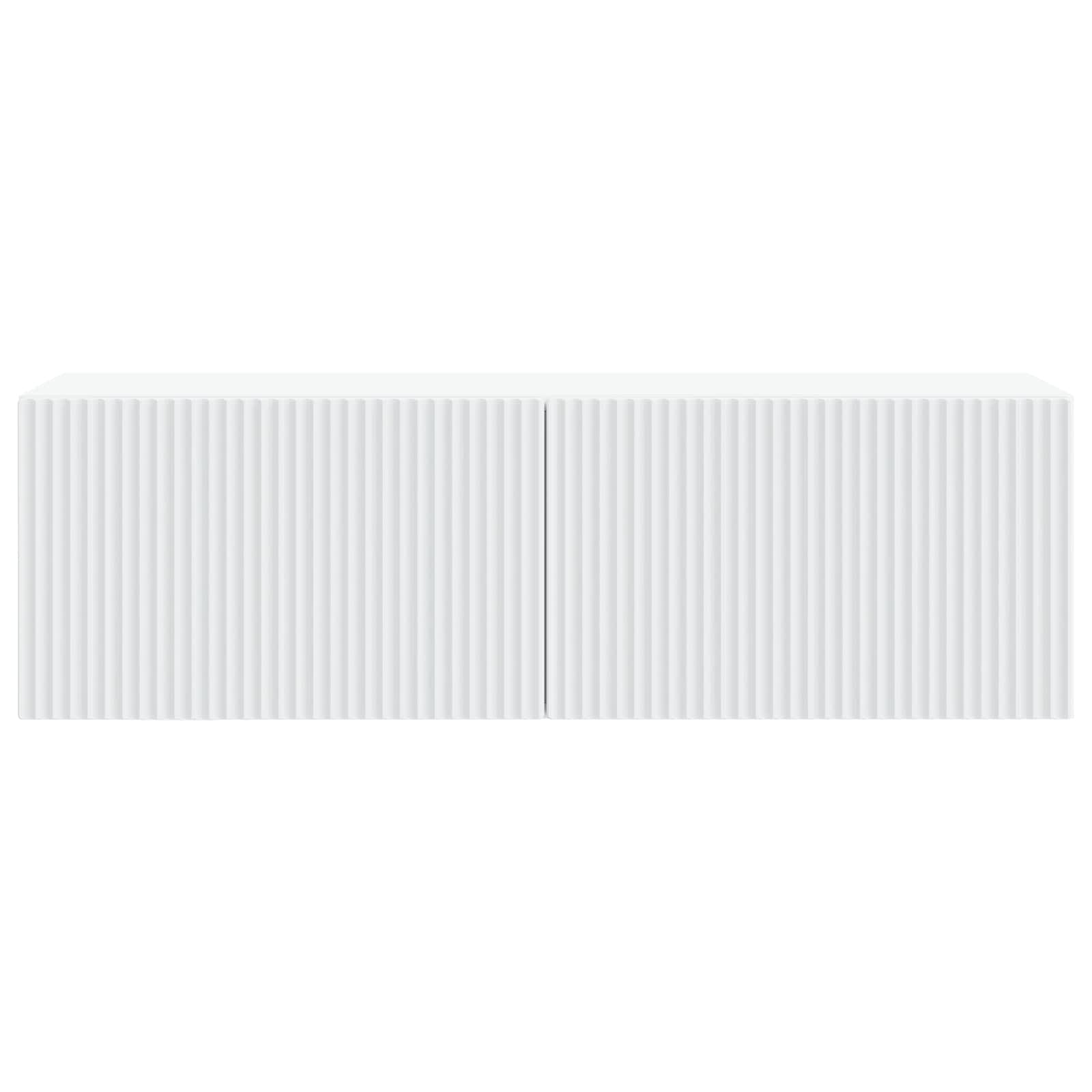 vidaXL Wall-Mounted TV Cabinet White 98 x 31 x 30 cm Engineered Wood 6