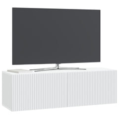 Wall-Mounted TV Cabinet 98 x 31 x 30 cm Depth 31 cm Width 98 cm White