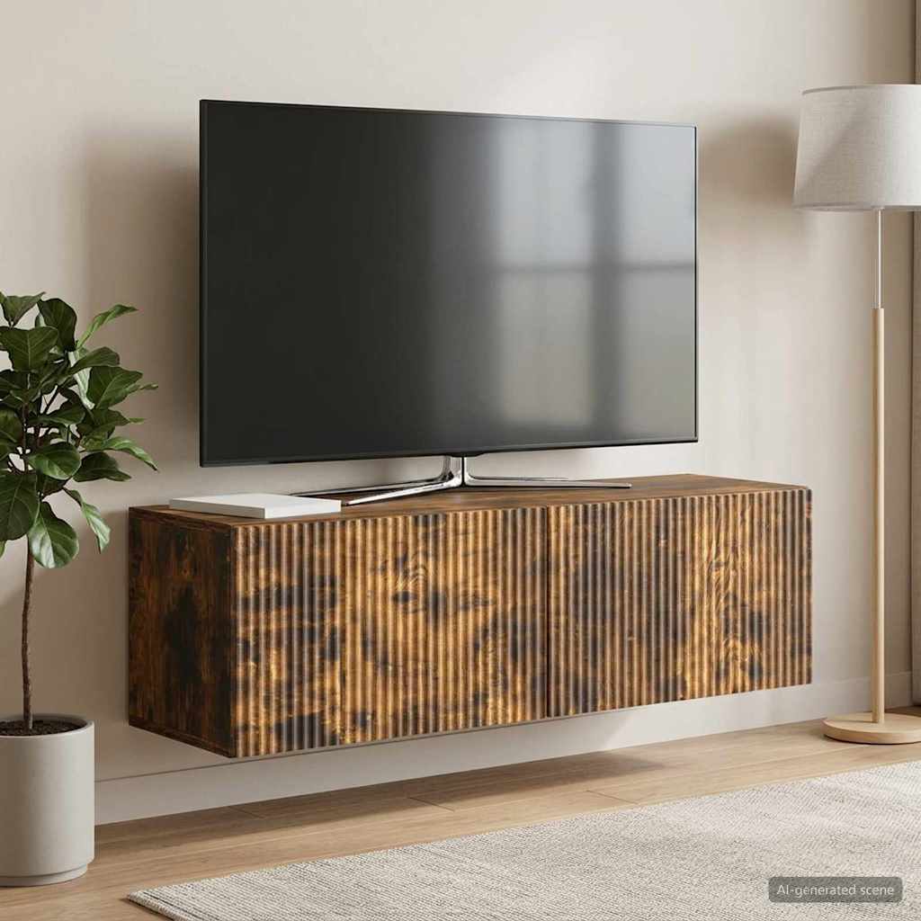 vidaXL Wall-Mounted TV Cabinet 98 x 31 x 30 cm Depth 31 cm Width 98 cm