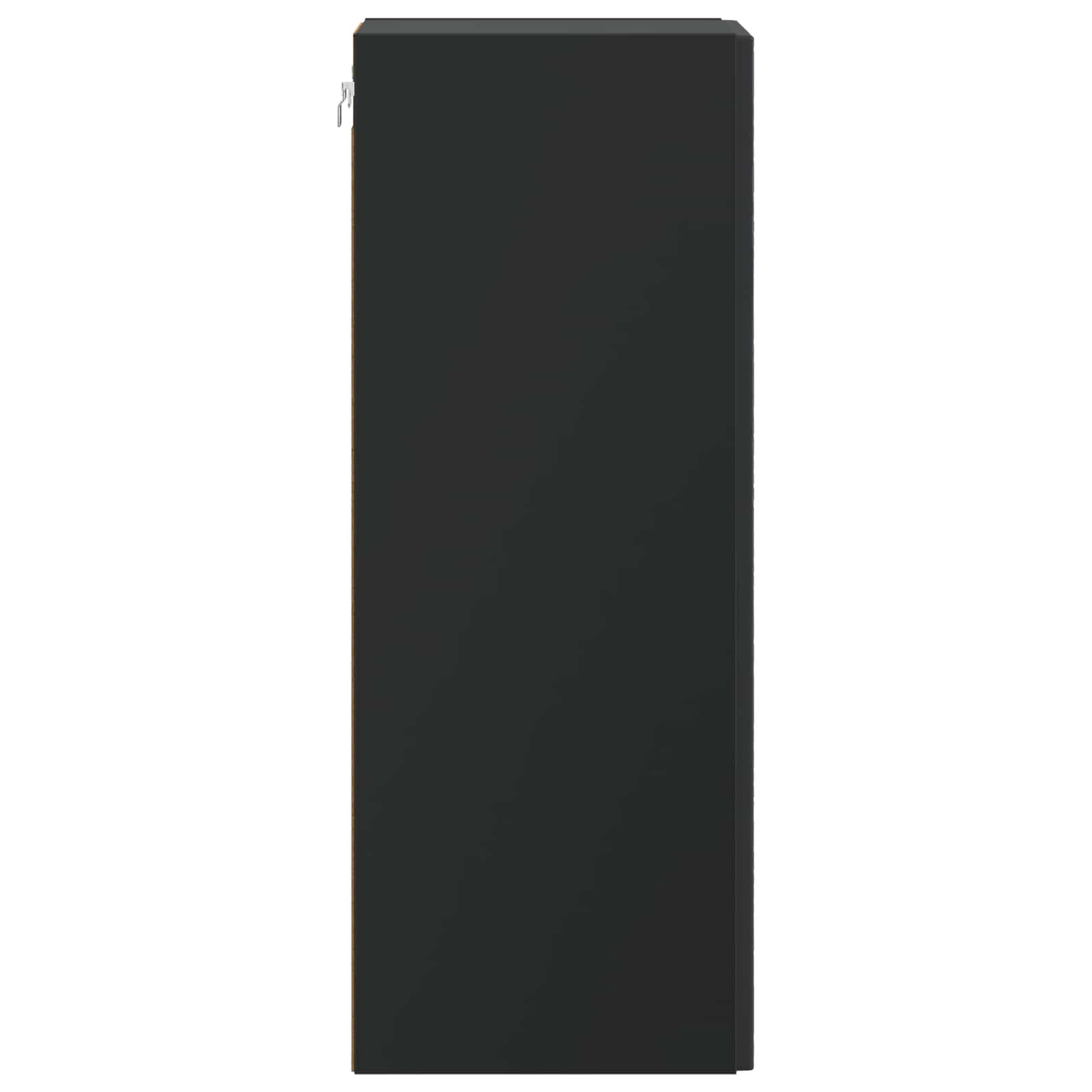 vidaXL Wall-Mounted Cabinet Black 66 x 34.5 x 90 cm Engineered Wood 5