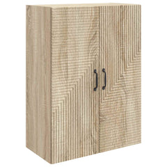 vidaXL Wall-Mounted Cabinet Sonoma Oak 66 x 34.5 x 90 cm 2