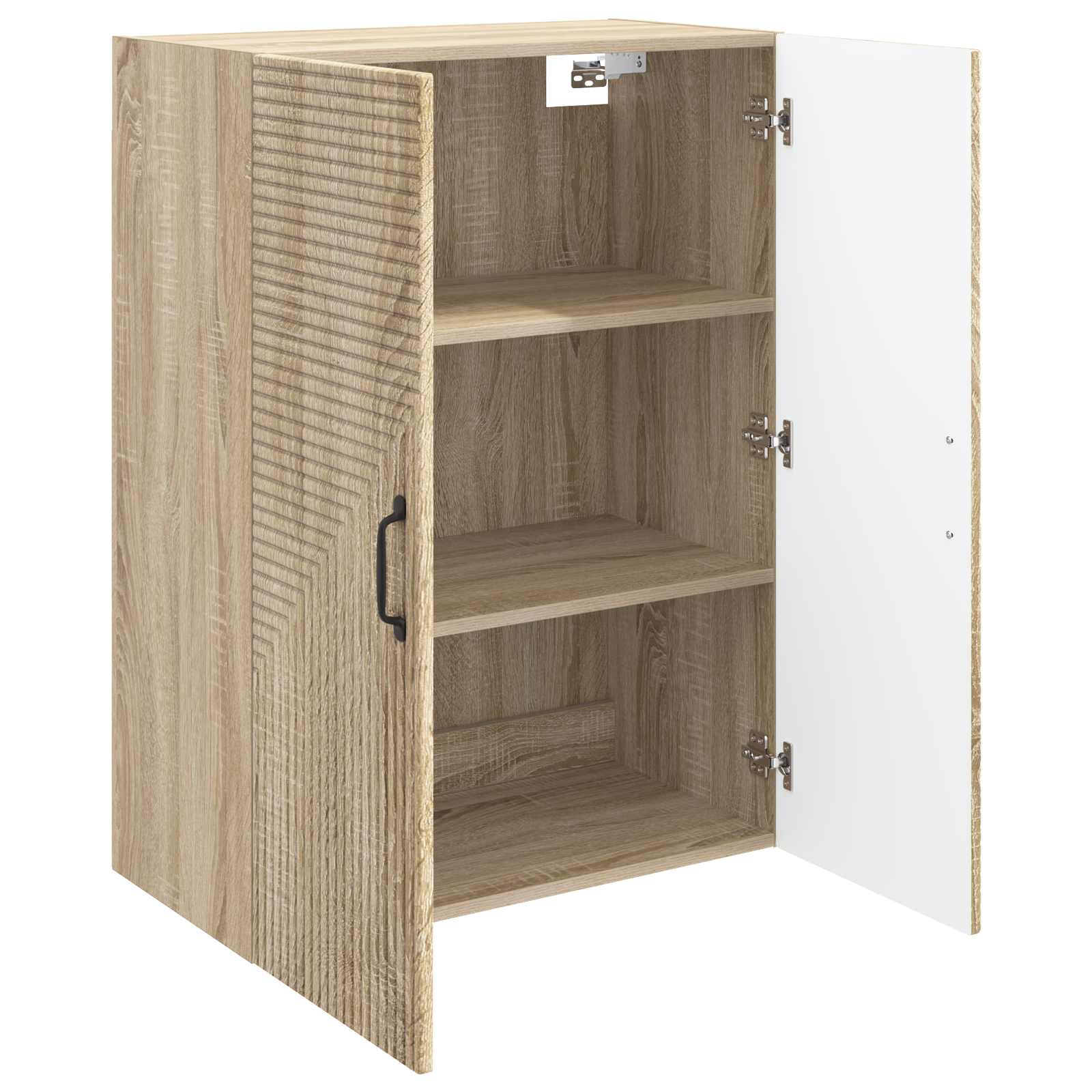 vidaXL Wall-Mounted Cabinet Sonoma Oak 66 x 34.5 x 90 cm 3