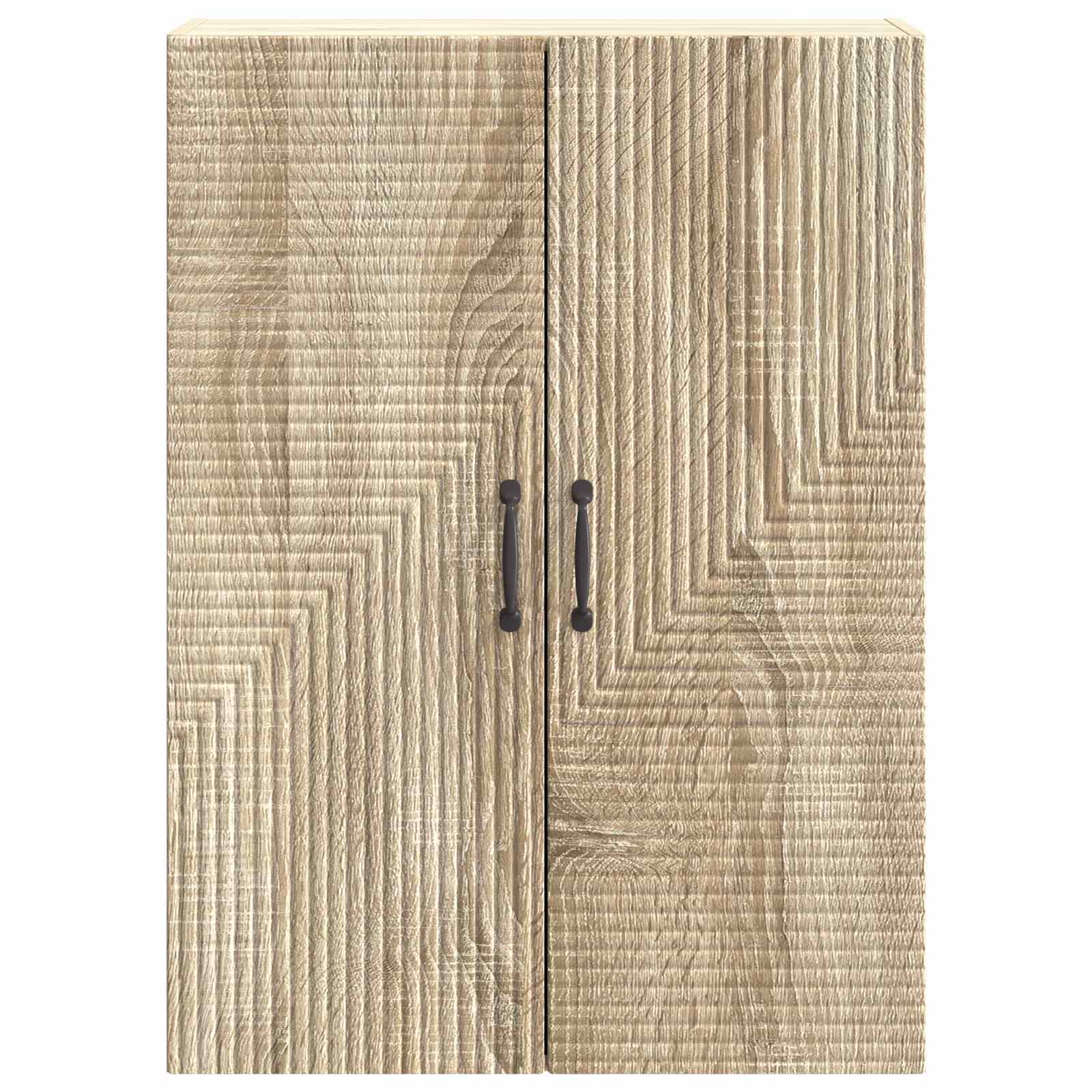 vidaXL Wall-Mounted Cabinet Sonoma Oak 66 x 34.5 x 90 cm 4