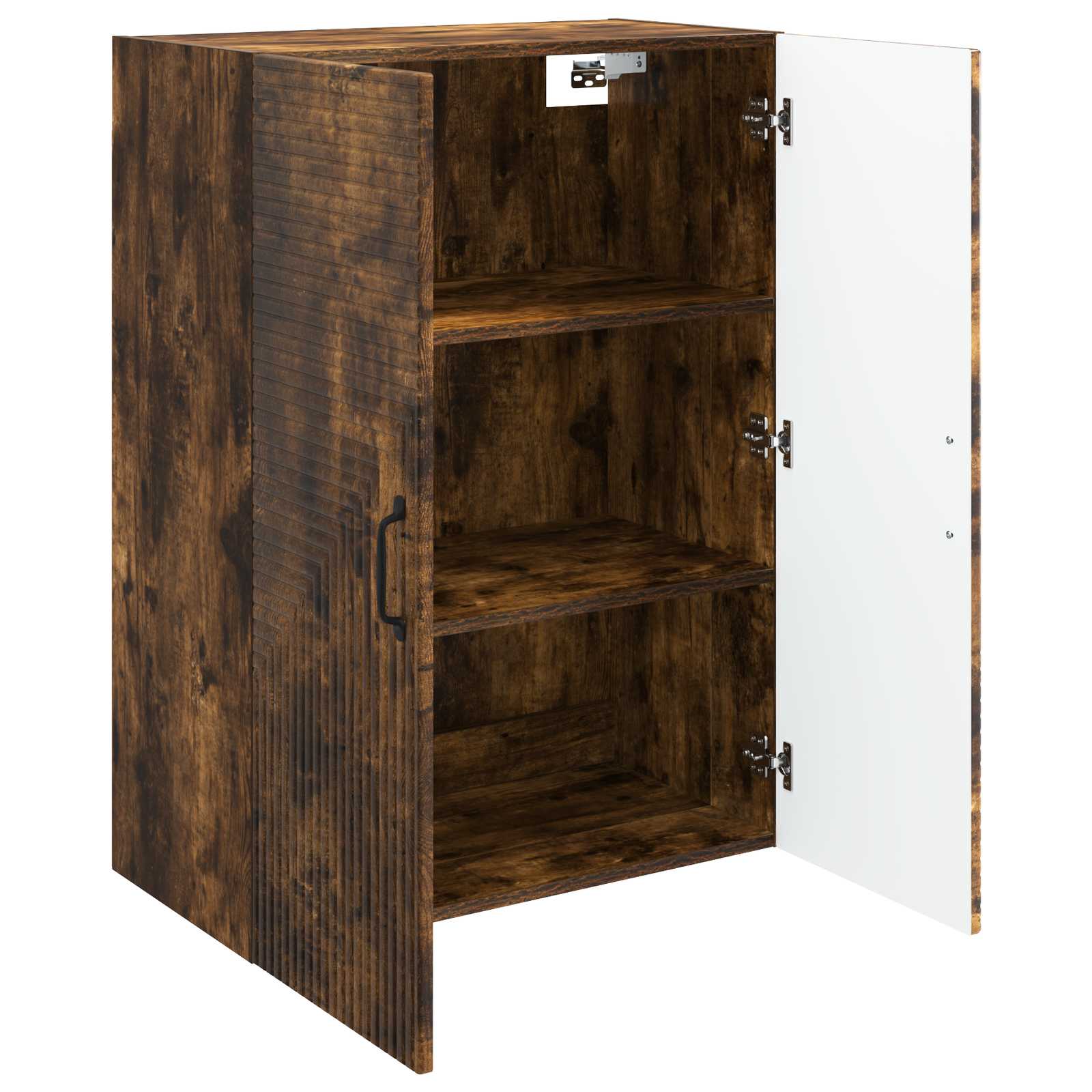 vidaXL Wall-Mounted Cabinet Smoked Oak 66 x 34.5 x 90 cm 3