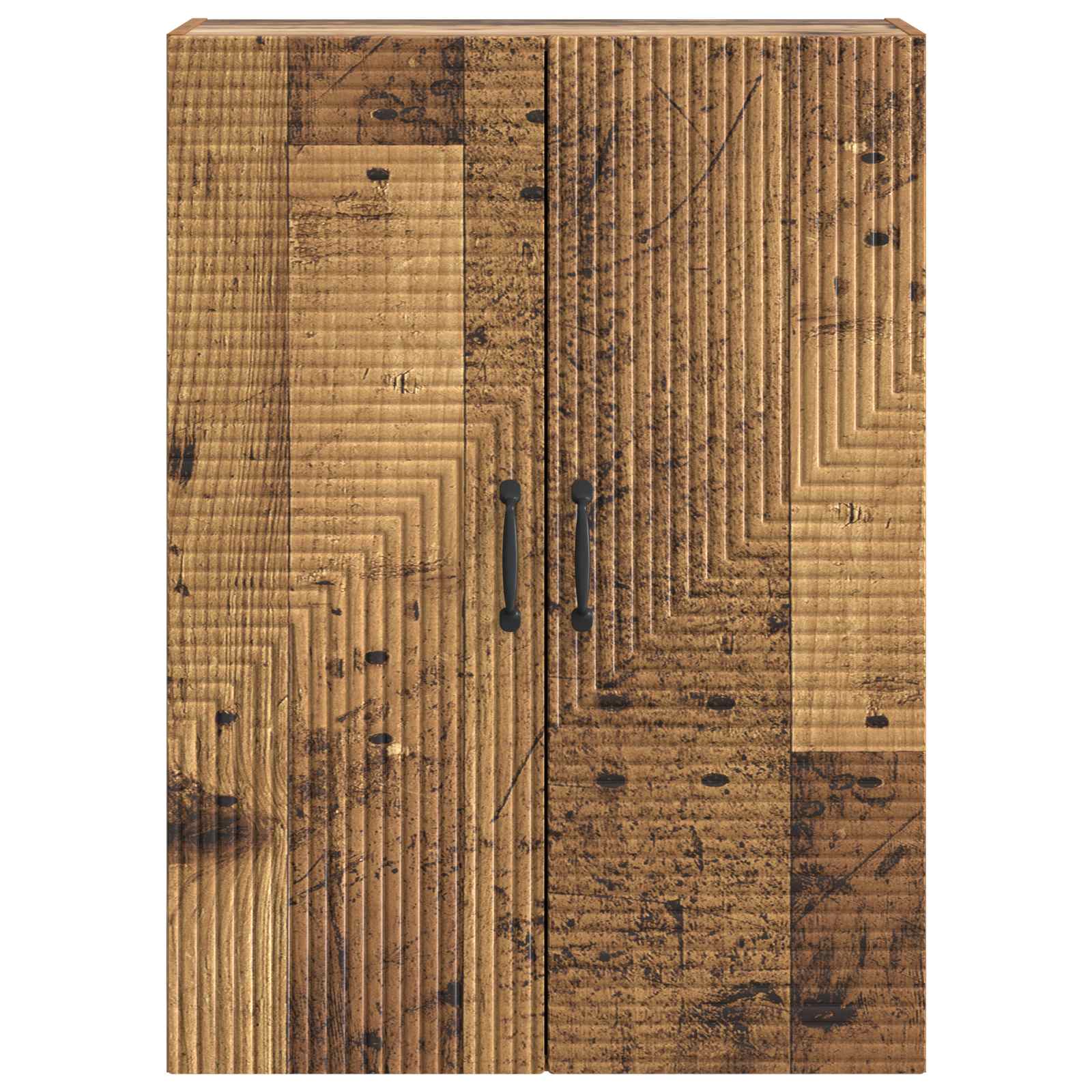 vidaXL Wall-Mounted Cabinet Old Wood 66 x 34.5 x 90 cm Engineered Wood 4